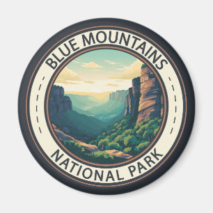 Vintagen Blue Mountains National Park Australia Magnet