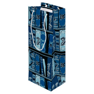 Vintagen Bokar i Blue Bok Shelves