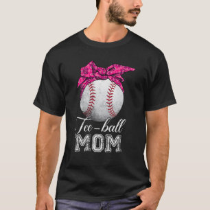Vintagen Boll Mamma Mors dag Tee Teeball Mamma