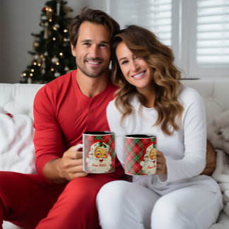 Vintagen Buon Natale Santa Play Mugg