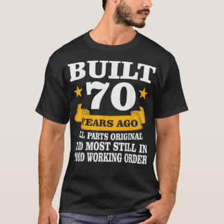 Vintagen Byggde för 70 år sedan alla delar från 70 T Shirt