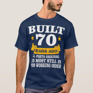 Vintagen Byggde för 70 år sedan alla delar origina T Shirt