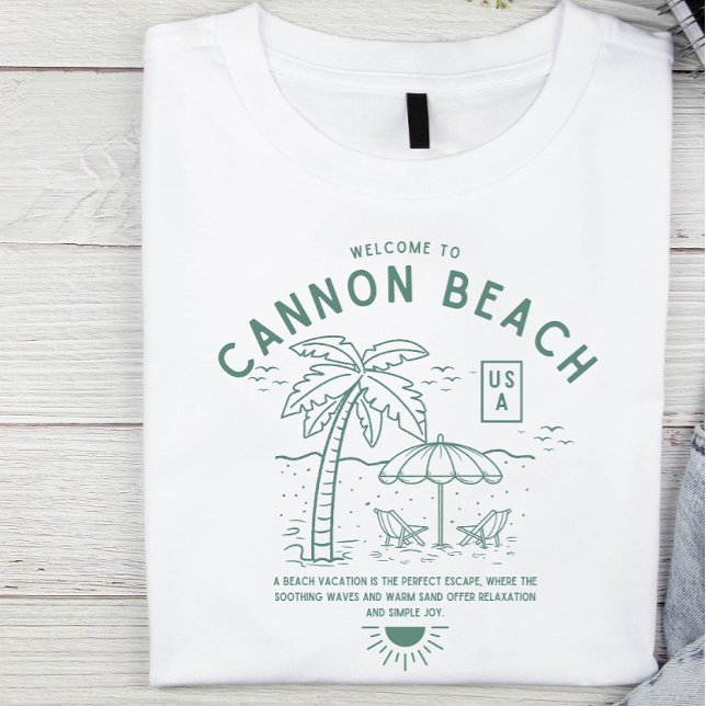 Vintagen Cannon Beach Oregon T Shirt (Skapare uppladdad)