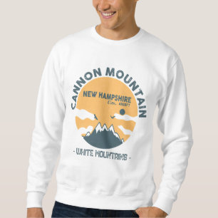 Vintagen Cannon Mountain New Hampshire - Retro Lång Ärmad Tröja