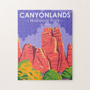 Vintagen Canyonlands nationalpark Utah Pussel