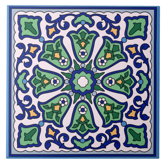 Vintagen Catalinas ö Tile Kakelplatta (Framsidan)