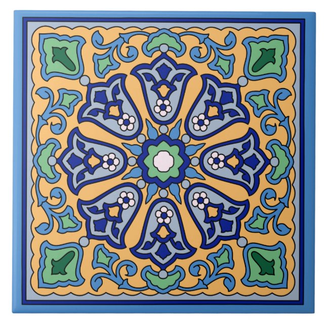 Vintagen Catalinas ö Tile Kakelplatta (Framsidan)