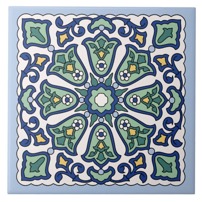Vintagen Catalinas ö Tile Kakelplatta (Framsidan)