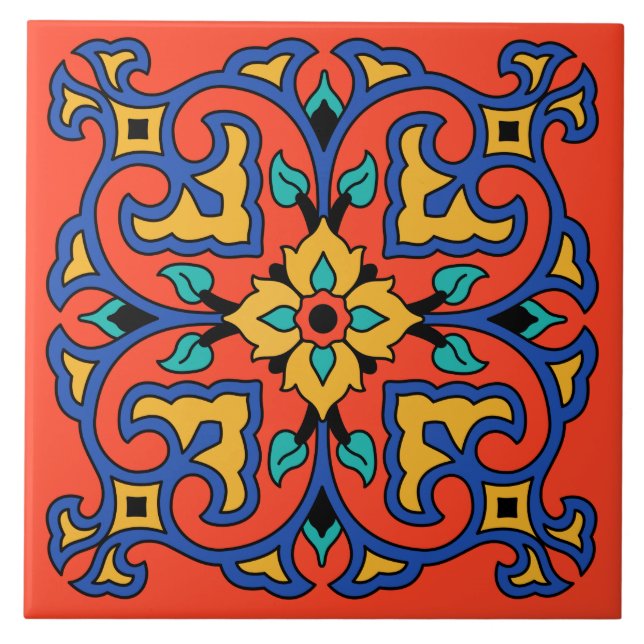 Vintagen Catalinas ö Tile Kakelplatta (Framsidan)