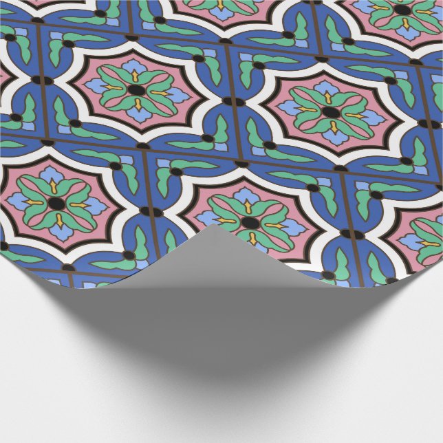 Vintagen Catalinas ö Tile Presentpapper (Hörn)