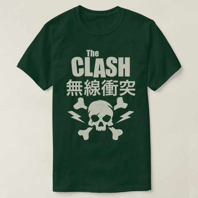 Vintagen Clash Japan Tour T Shirt (Design framsida)