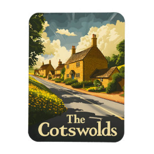 Vintagen Cotswets England Magnet