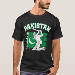 Vintagen Cricket Gift World, Pakistan Cricket Star T Shirt