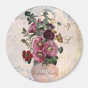 Vintagen Dam Vas + Monogram Magnet