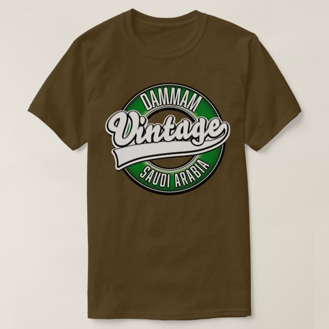 Vintagen Dammam saudi arabia T Shirt (Design framsida)