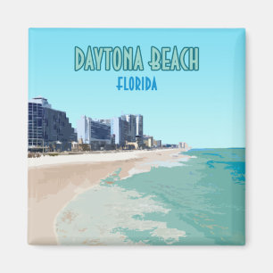Vintagen Daytona Beach Florida Magnet