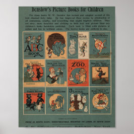 Vintagen Denslow's Bild Bokar For Children Poster