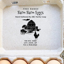 Vintagen Egg Carton Frimärke