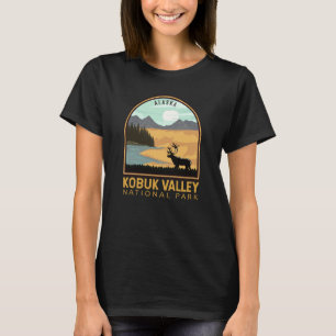 Vintagen Emblem i nationalparken Kobuk Valley T Shirt