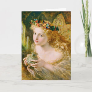Vintagen Fairy Dreams födelsedag Kort