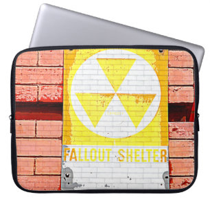 Vintagen Fallout Shelter Grunge bärbar dator Sle Laptop Sleeve