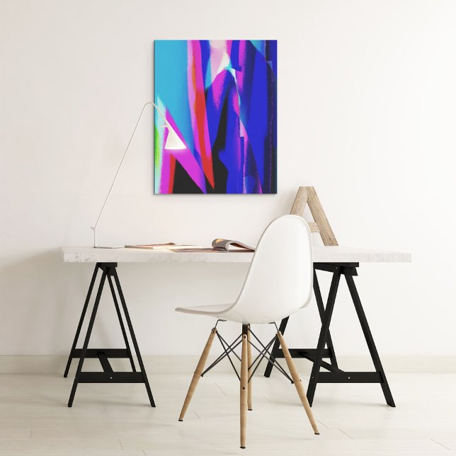 Vintagen Färgövertoning Färgövertoning Poster färg (Colorful Gradient Vintage Colorful Gradient Poster)
