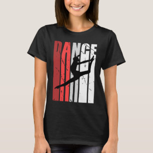 Vintagen Flickor Retro Classical Dance Birthdays D T Shirt