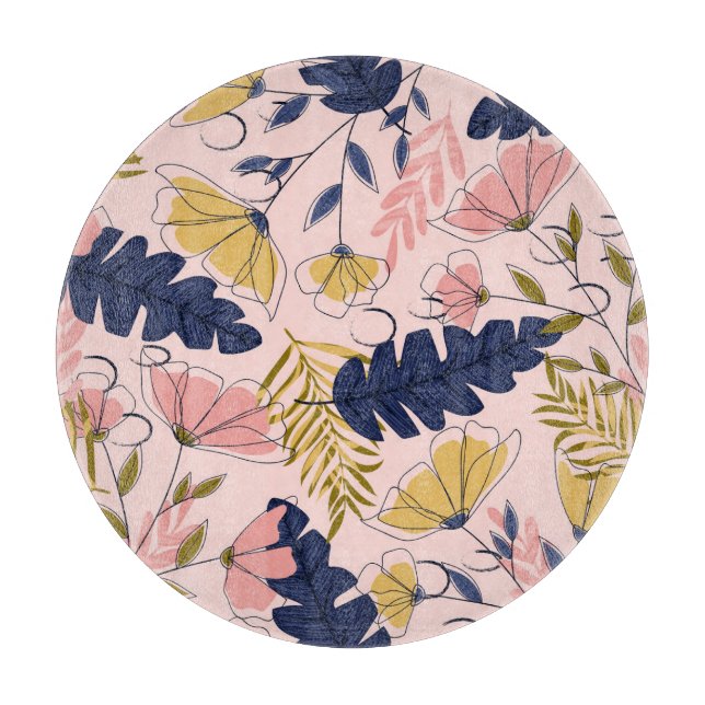 Vintagen Flöden för tropiska Löv Skriv ut (Framsidan)