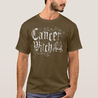Vintagen för cancerzodiac-signalen "Witch Craft" ä T Shirt
