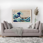 Vintagen för den Underbara vågen av Kanagawa Poster<br><div class="desc">väggutskrift och poster återblandning från originalmålning av Katsushika Hokusai</div>