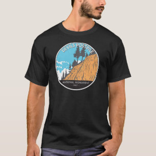 Vintagen för det nationella minnesmärket djävulen  t shirt