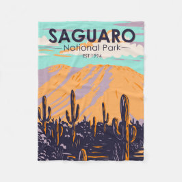 Vintagen för höjdpunkten i nationalparken Arizona  Fleecefilt