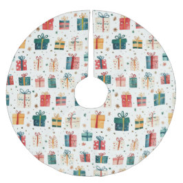 Vintagen  för julgåva Paket Julgransmatta Borstad Polyester