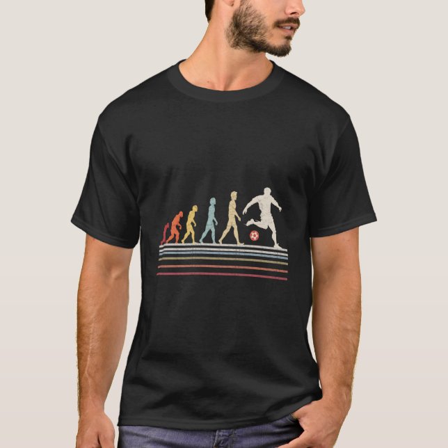 Vintagen för människans retro-idrottsanpassning t shirt (Framsida)