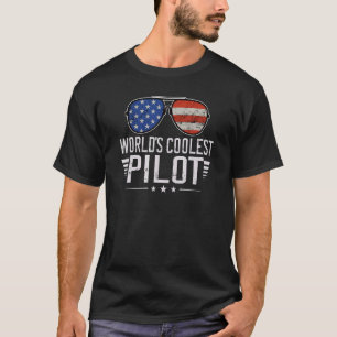 Vintagen för Okayest-piloten Aviation Airplane T Shirt