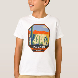Vintagen för Saguaro nationalpark Arizona Giant C T Shirt