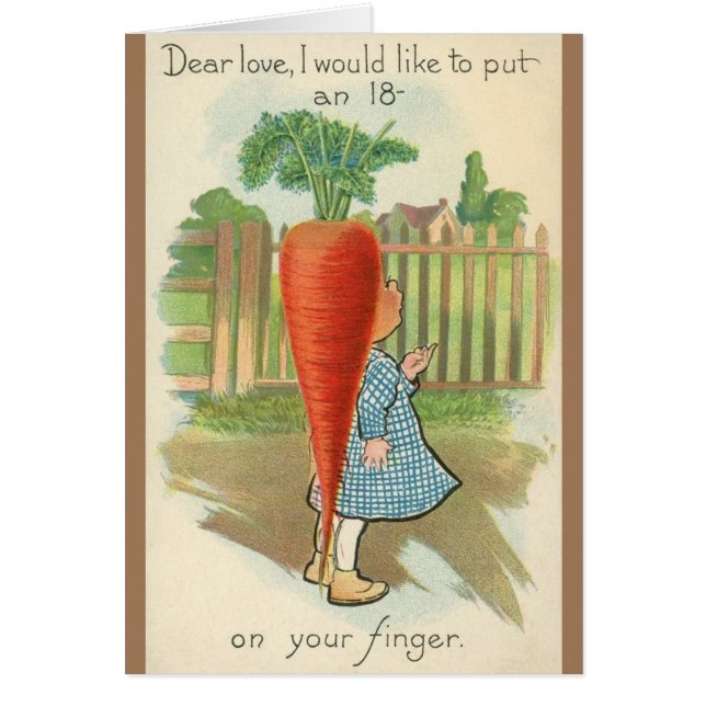 Vintagen Frieri Valentine Greeting Card Hälsningskort (Framsidan)