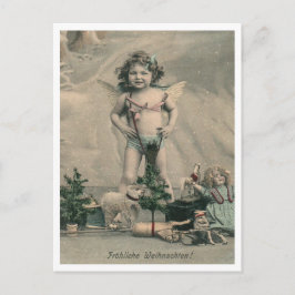 Vintagen Froliche Weihnachten 1907 Vykort