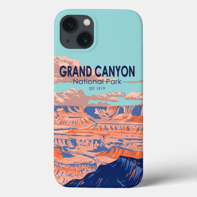 Vintagen Grand Canyon nationalpark Arizona (Baksida)