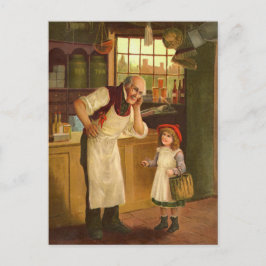 Vintagen Grocer Vykort