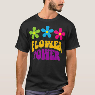 Vintagen Groovy Retro Flower Power Premium T Shirt