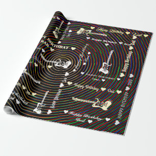 Vintagen Guitar anpassade Pappa Presentpapper