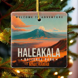 Vintagen Haleakala nationalpark Maui Hawaii Julgransprydnad Keramik<br><div class="desc">Haleakalā nationalpark Maui - Hawaii Vintage Souvenir Perfekt för människor som i kärlek bedriver vandring,  camping och annat utomhusbruk i äventyr. Det är också en underbar födelsedagspresent,  thanksgiving- och julklapp till människor som kärlek utforskar och går på nytt äventyr!</div>