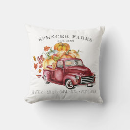 Vintagen Harvest Lastbil Personlig Kudde