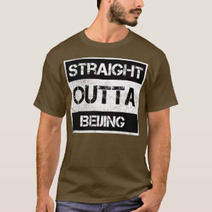 Vintagen i Pekings China i raka uttajmen var så st T Shirt