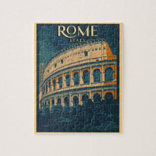 Vintagen Italien i Rom Colosseum Pussel