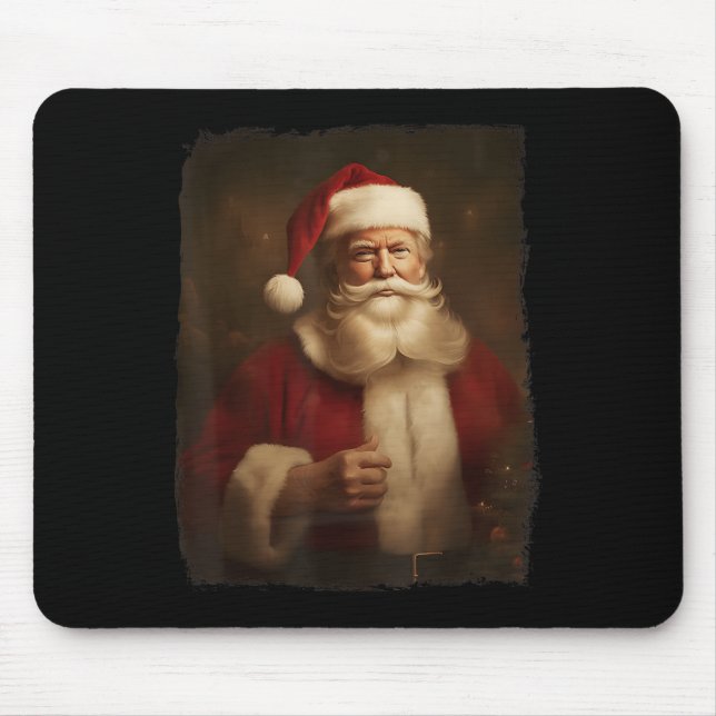 Vintagen Jultomten Retro, julklapp Musmatta (Framsidan)