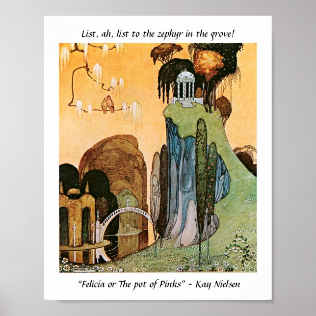 Vintagen Kay Nielsen Poster (Framsidan)