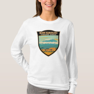 Vintagen Kilimanjaro Tanzania Afrika  T Shirt