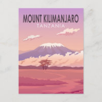 Vintagen Kilimanjaro Tanzania Afrika